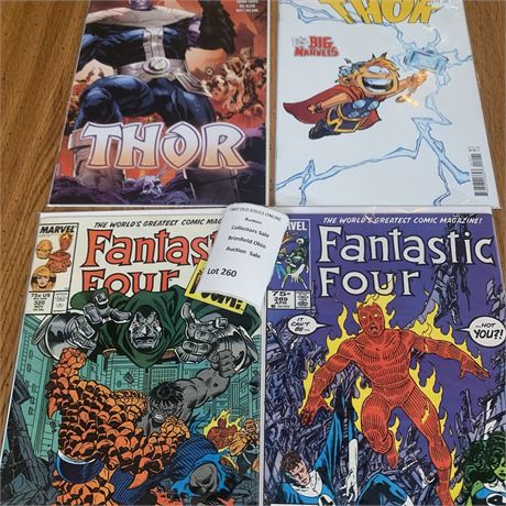 Marvel Comic Books - The Fantastic Four, Thor