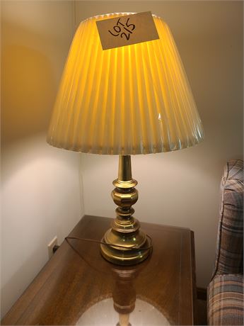 Brass-tone Table Lamp