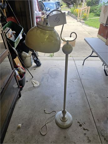 Vintage Toleware Floor Lamp