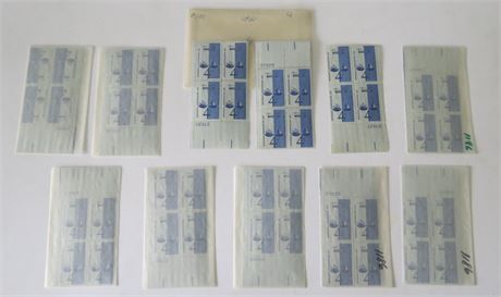 1961 4 Cent Workmen's Compensation Law Stamps