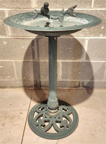 Metal Bird Bath