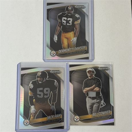 Pittsburgh Steelers - 2025 Panini Prizm Black Football - Silver Prizm Cards Lot