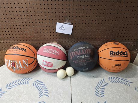 Mixed Basketball Lot - Jordan / Hoosiers & More