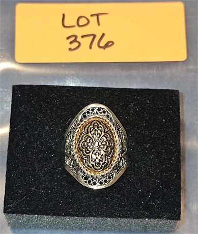 Sterling 925 DGS (Turkey) Ladies Ring Sz 10