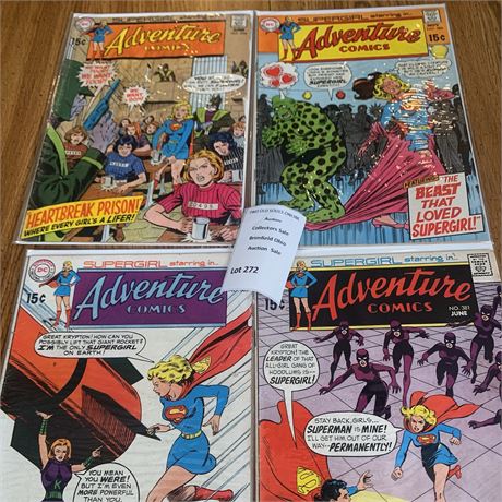 Adventure DC Comic Book Issues Featuring Supergirl