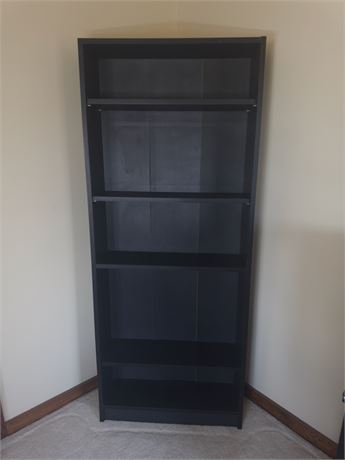 Black Particle Board Shelf