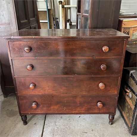 Antique Solid Wood Dresser - 42 x 19.75 x 39.75"T