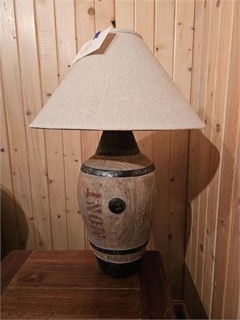 Ceramic Distressed Textured Table Lamp