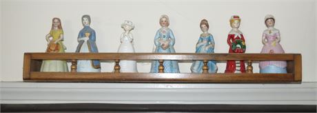 Small Shelf with 7 Bells