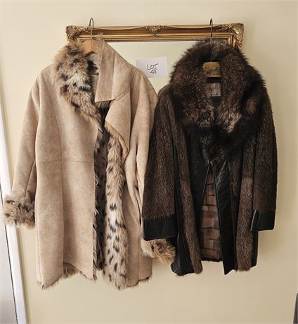 Dennis Basso 3X Coat & Vollbracht Furriers Size L