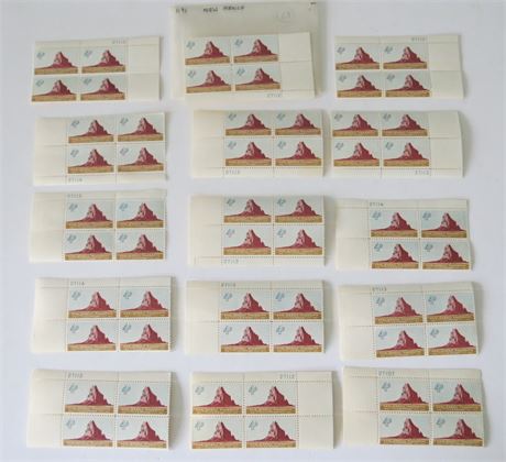 1962 4 Cent New Mexico Statehood 50th Anniversary Stamps