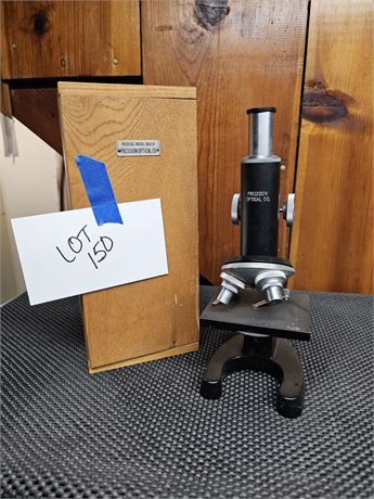 Medical Model No#635 Optical Microscope & Case