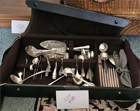 Rogers Silverplate Flatware Set