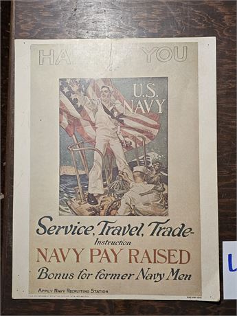 1974 Navy Recruiting Poster