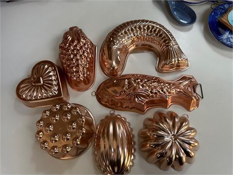 Copper Cake Molds