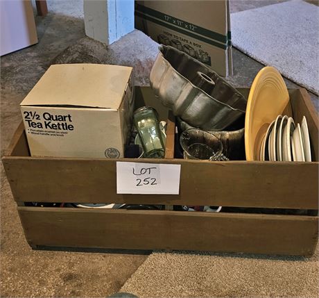 Misc Kitchen: Plates, Kettle, Baking Items & More