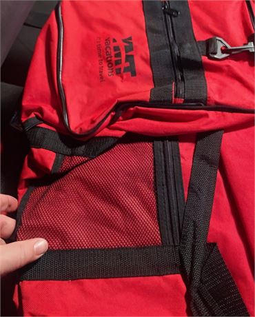 Red & Black Duffel/Carry-On Bag Set of 2