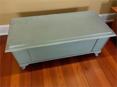 G.S. Stewart Co Safe Seal Green Wood Cedar Hope Chest