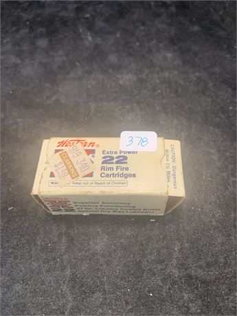 Western Super X 22 Caliber Long Rifle SX22LRH 50 Cartridges