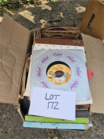 Mixed 45 Records- 60's,70's,80's