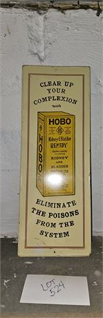Reproduction Hobo Remedy Metal Sign