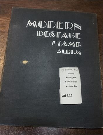 The Modern Postage Stamp Album By Scott Publications, Inc (Partially Filled)