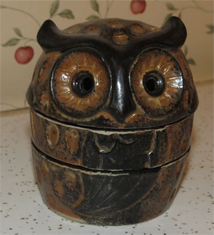 Ceramic Owl Incense Holder