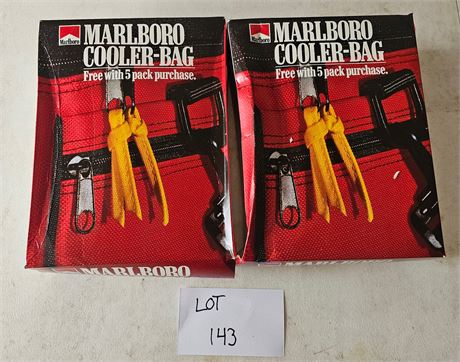 Marlboro 1995 Cooler Bags Old Store Stock x2