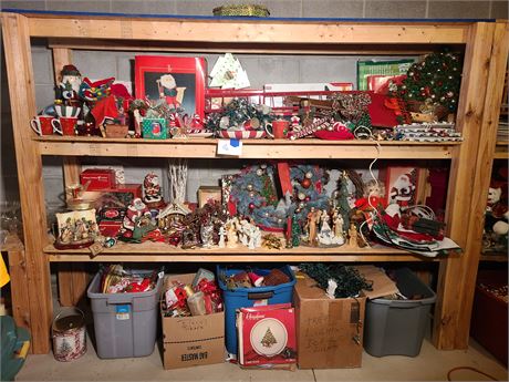 Massive Christmas Cleanout:Nativity's/Wreaths/Lights/Ribbon/Ornaments & More