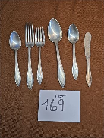 Sterling Whiting Flatware - Left Facing Lion Passand Pat 1927