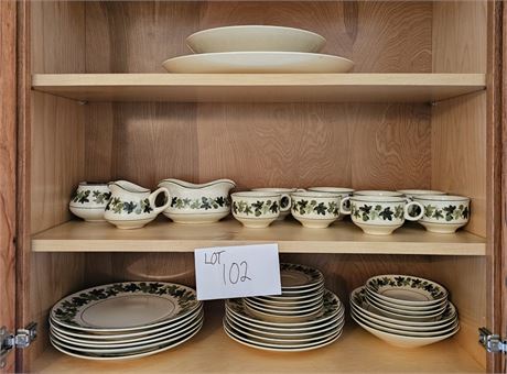Taylor Smith Dinnerware Set "Greenbriar" Over 40 Pieces