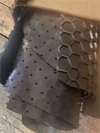 ToughPro Heavy-Duty Black Vehicle Floor Mat 7 x 7 x 24