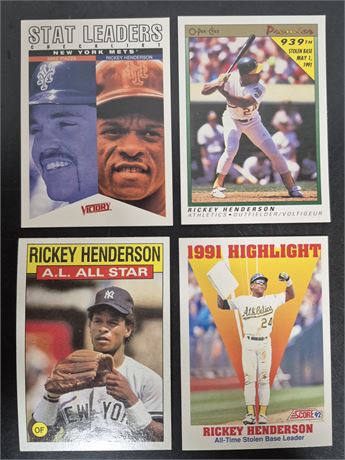 Rickey Henderson Cards