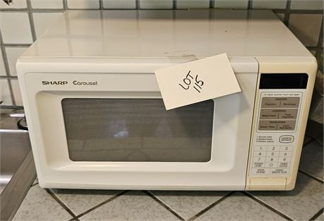 Sharp Carousel White Microwave