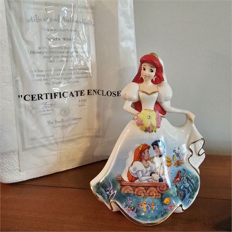 "Ariel's Wish"~Heirloom Porcelain Bell Collection w/COA