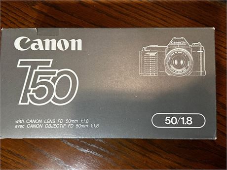 Canon T50 in Original Box