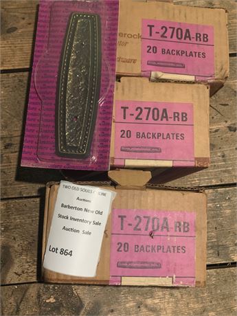 Amerock Hardware Backplate T-270A-RB Lot (3 Boxes of 20 Backplates)