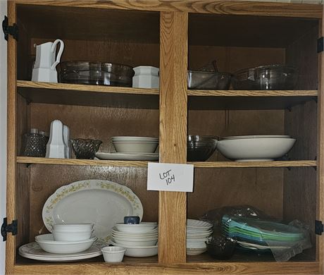 Cupboard Cleanout- Corelle, Johnson Brothers, Pamp Chef, Platter, S&P Shakers &