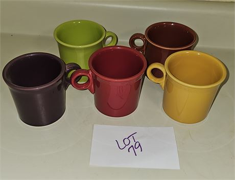 Fiesta Coffee Mugs/Cups Mixed Colors