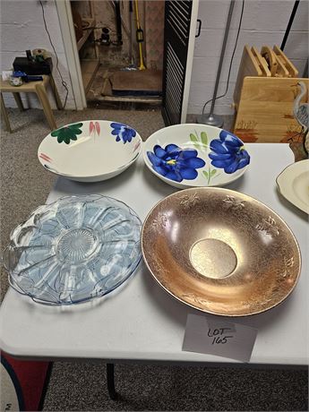 Mixed Platters & Bowls - West Bend/Pasta Bowls & Glass Serving Platters