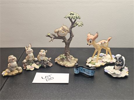 Classic Walt Disney Collection Figurines - Bambi Theme