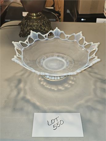 Westmoreland Opalescent Lace Fruit Bowl