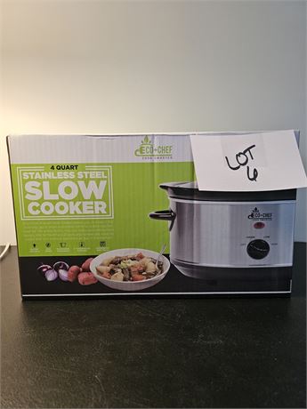 Eco-Chef Slow Cooker New In Box