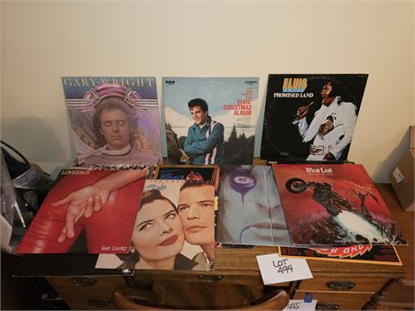 Mixed Album Lot : 80's Rock & Elvis