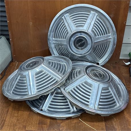 Original 1965 Ford Mustang 14" Metal Wheel Covers