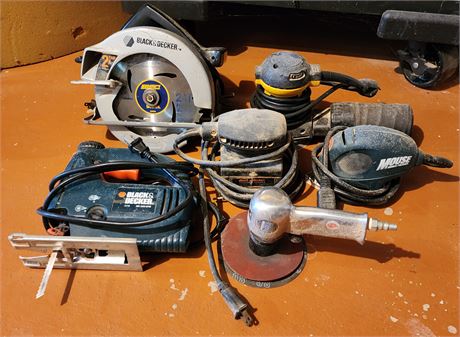 Jigsaw, Sanders, Circular Saw power tools