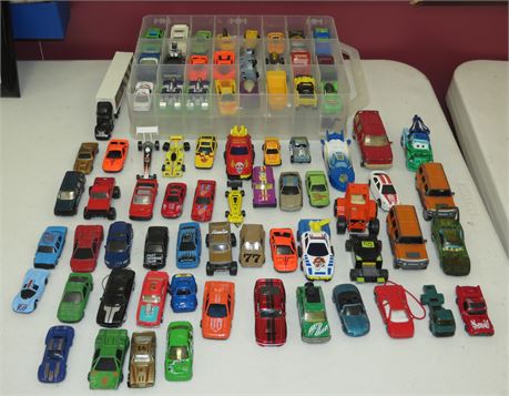 Assorted Toy Cars: Various Brands