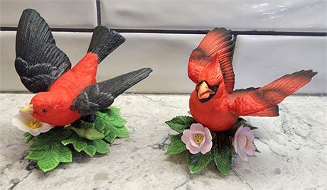 Two Lenox Bird Figurines