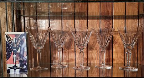 Waterford Crystal Wine Glasses "Sheila" Pattern Set of 5 (1 of 2)