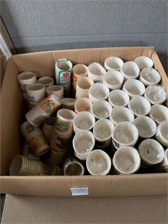 Disposable Cup Lot - Bears, Christmas Lantern & More